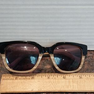 RAEN Black and Gold Frame Sunglasses